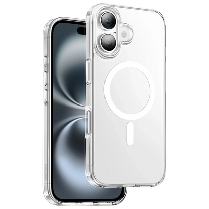 Keephone Apple iPhone 16 Hybrid Pro Magsafe Kılıf - Şeffaf