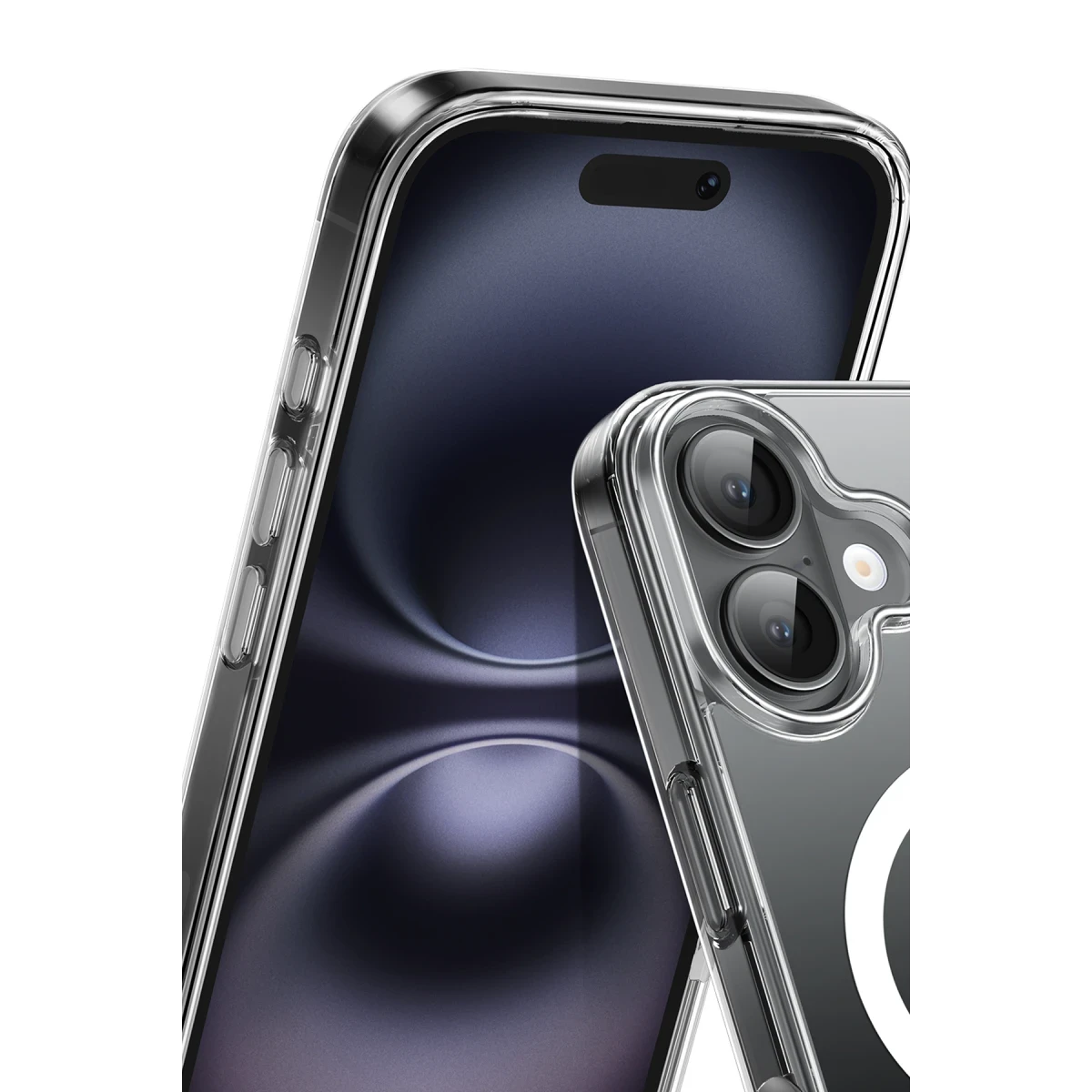 Keephone Apple iPhone 16 Hybrid Pro Magsafe Kılıf - Şeffaf
