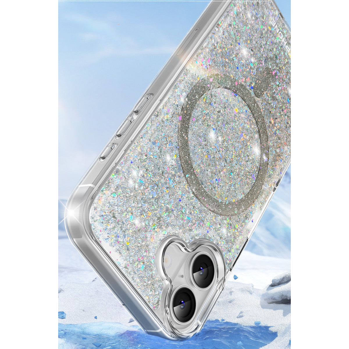 Keephone Apple iPhone 16 Interstellar Glitter Magsafe Kılıf
