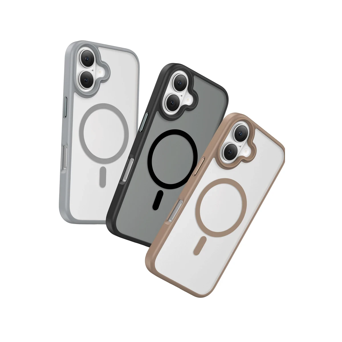 Keephone Apple iPhone 16 Mago Pro Magsafe Kılıf - Natural Titanyum