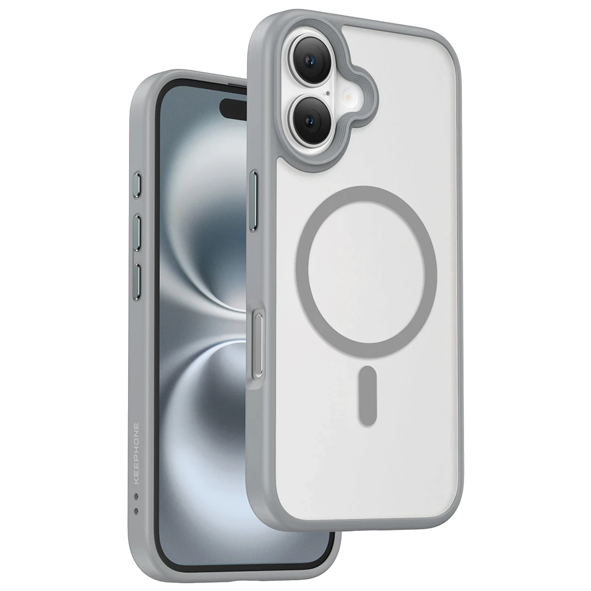 Keephone Apple iPhone 16 Mago Pro Magsafe Kılıf - Natural Titanyum