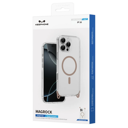 Keephone Apple iPhone 16 MagRock Magsafe Kılıf - Siyah