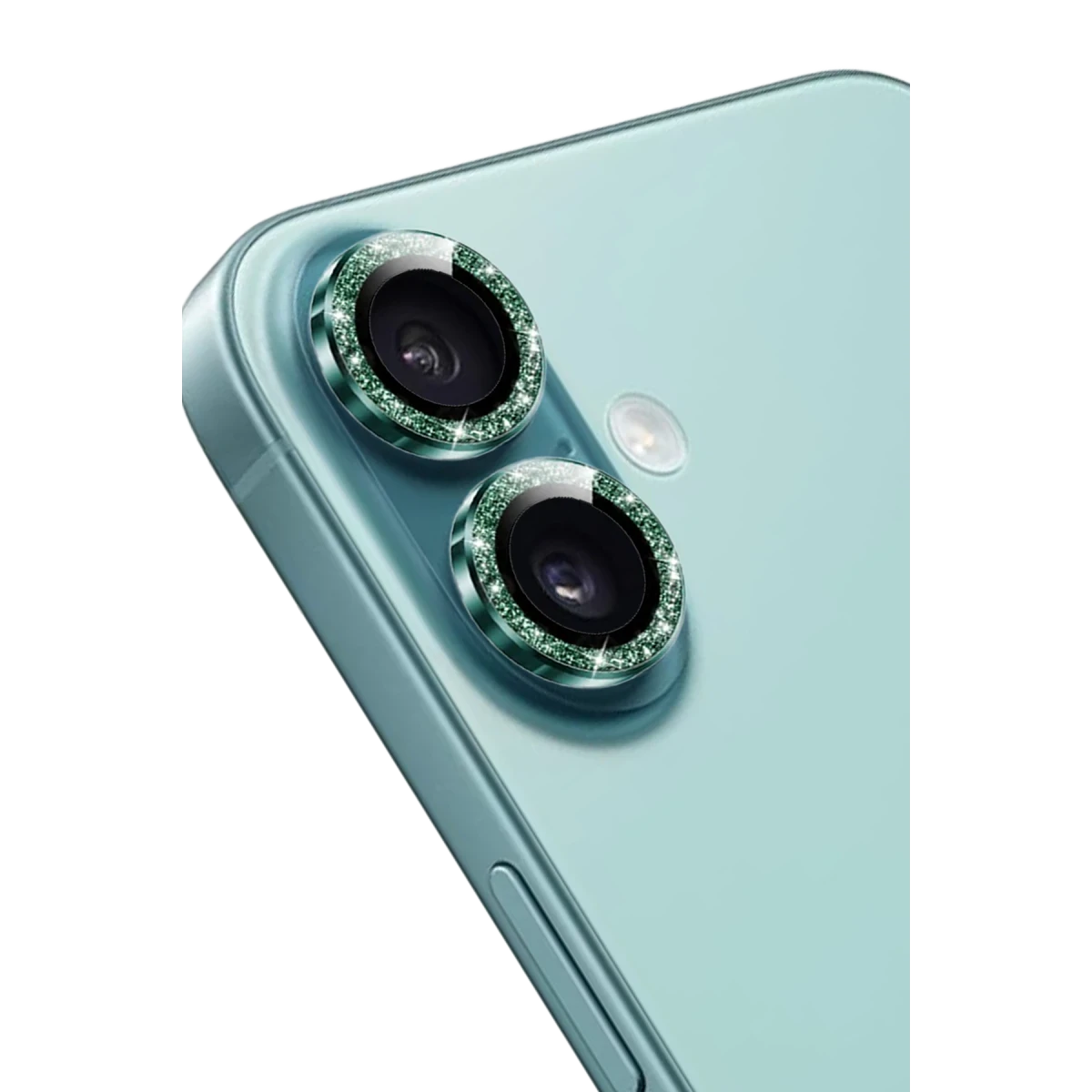 Keephone Apple iPhone 16 Maria Simli Kamera Lens Koruyucu - Yeşil