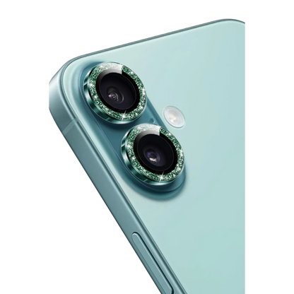 Keephone Apple iPhone 16 Maria Simli Kamera Lens Koruyucu - Yeşil