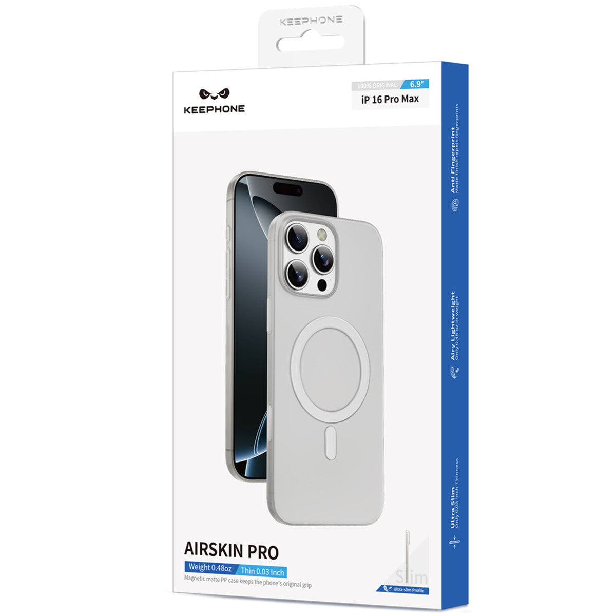 Keephone Apple iPhone 16 Plus AirSkin Pro Magsafe Kılıf