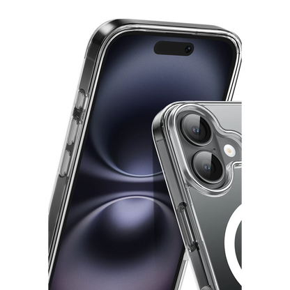Keephone Apple iPhone 16 Plus Hybrid Pro Magsafe Kılıf - Şeffaf