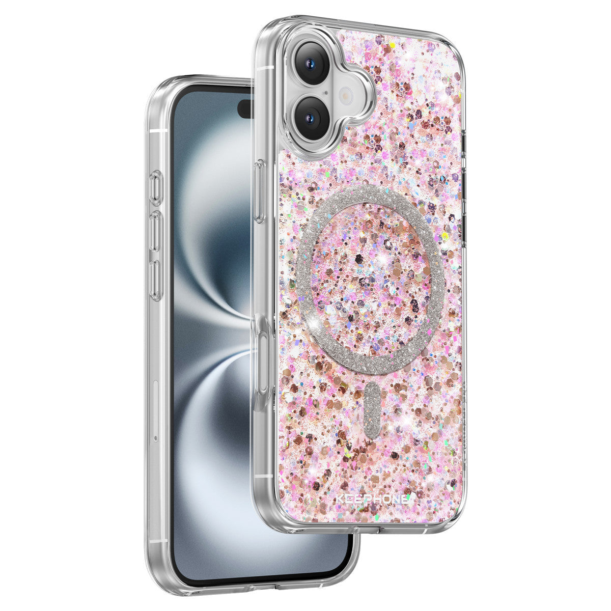 Keephone Apple iPhone 16 Plus Interstellar Glitter Magsafe Kılıf