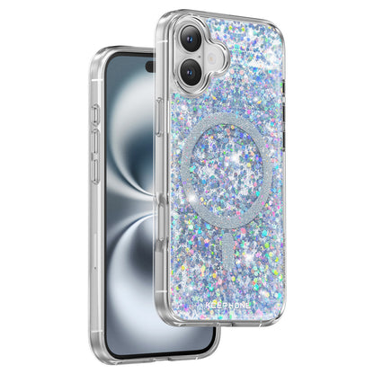 Keephone Apple iPhone 16 Plus Interstellar Glitter Magsafe Kılıf