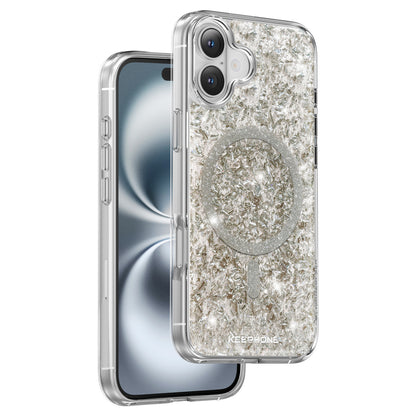 Keephone Apple iPhone 16 Plus Interstellar Glitter Magsafe Kılıf