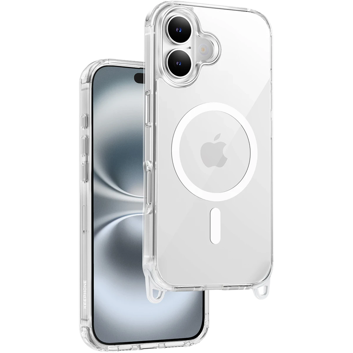 Keephone Apple iPhone 16 Plus MagRock Magsafe Kılıf - Beyaz