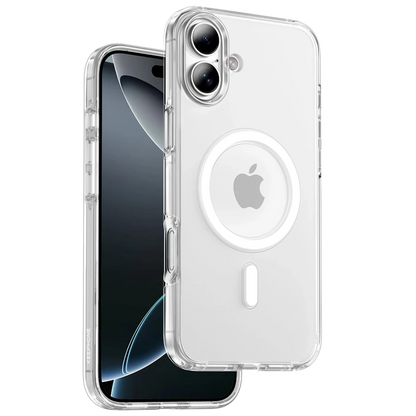 Keephone Apple iPhone 16 Plus Non Yellow Şeffaf Magsafe Kılıf - Şeffaf