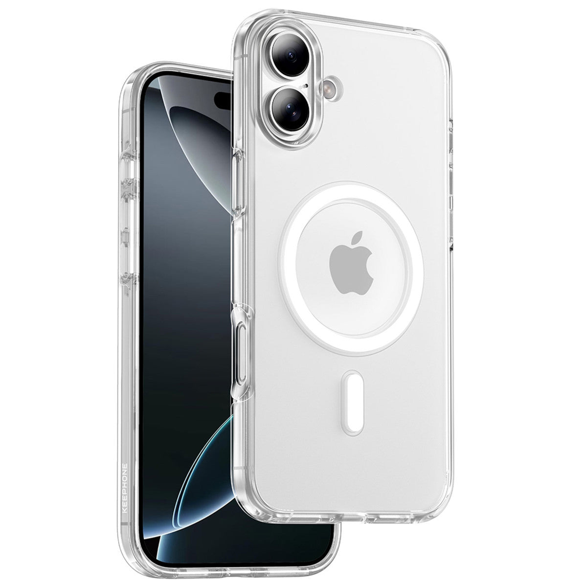 Keephone Apple iPhone 16 Plus Non Yellow Şeffaf Magsafe Kılıf
