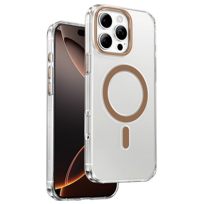 Keephone Apple iPhone 16 Pro Aurora Şeffaf Magsafe Kılıf