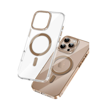 Keephone Apple iPhone 16 Pro Aurora Şeffaf Magsafe Kılıf