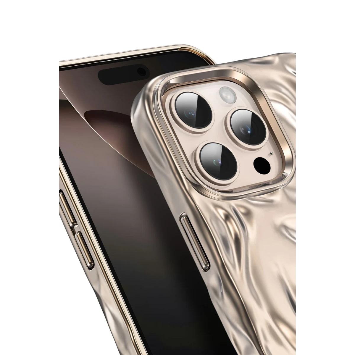 Keephone Apple iPhone 16 Pro Dione Magsafe Kılıf - Gold