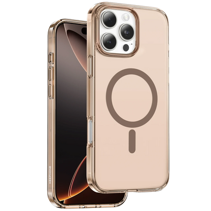Keephone Apple iPhone 16 Pro Hybrid Pro Magsafe Kılıf - Çöl Titanyum