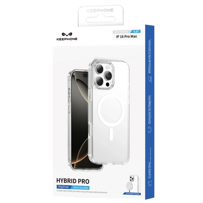 Keephone Apple iPhone 16 Pro Hybrid Pro Magsafe Kılıf - Çöl Titanyum