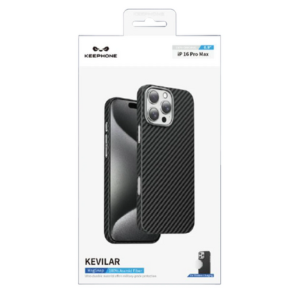 Keephone Apple iPhone 16 Pro Kevlar Magsafe Kılıf - Bronz