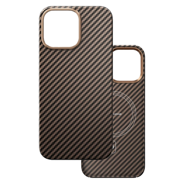 Keephone Apple iPhone 16 Pro Kevlar Magsafe Kılıf - Çöl Titanyum