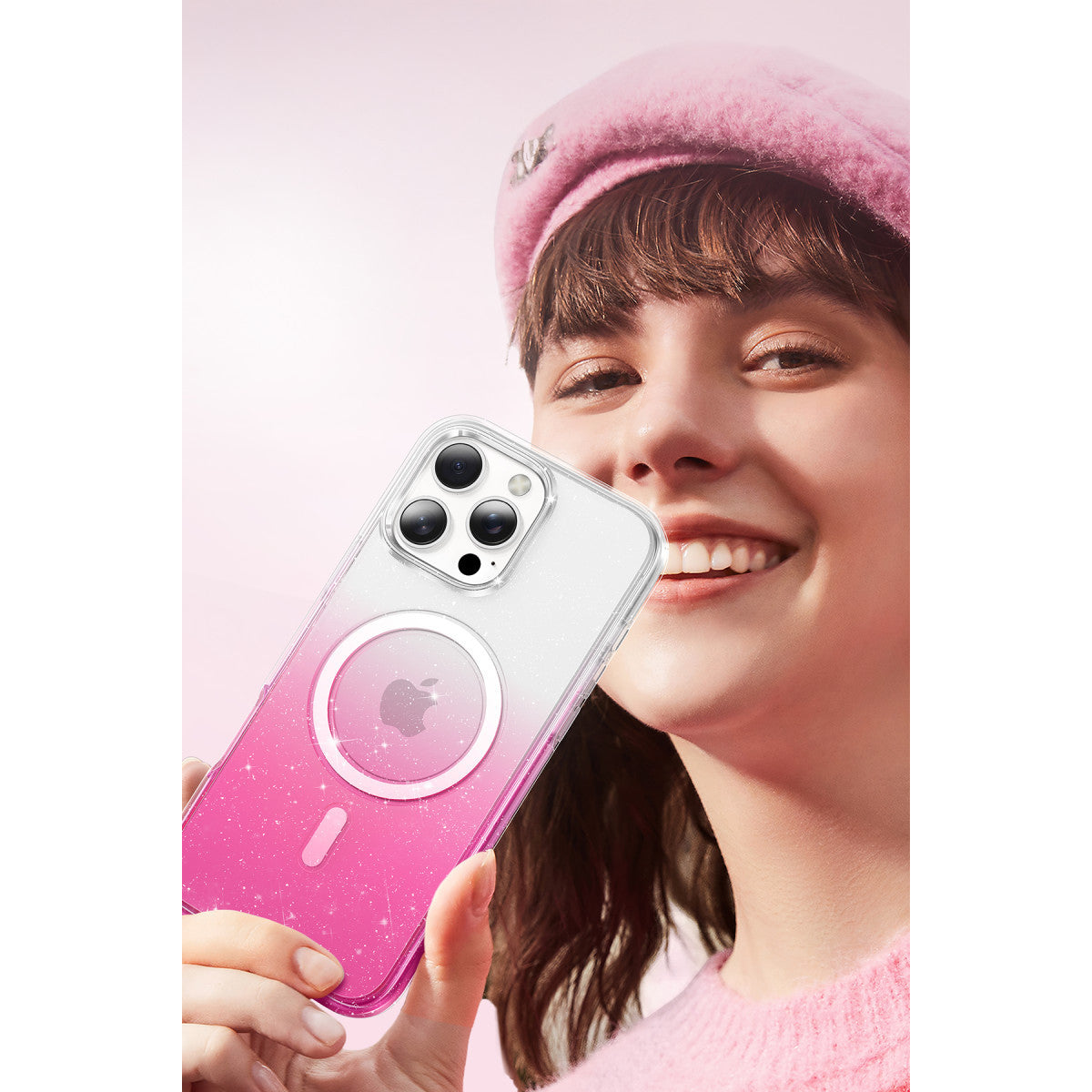 Keephone Apple iPhone 16 Pro Lillian Simli Magsafe Kılıf
