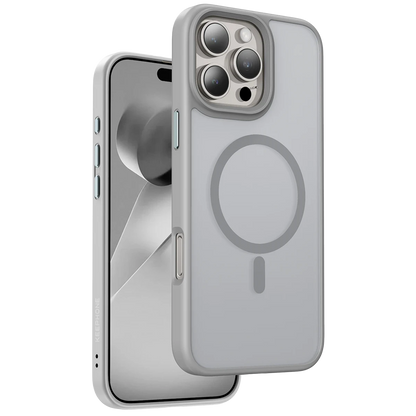 Keephone Apple iPhone 16 Pro Mago Pro Magsafe Kılıf - Natural Titanyum