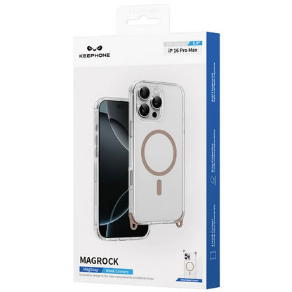Keephone Apple iPhone 16 Pro MagRock Magsafe Kılıf - Beyaz