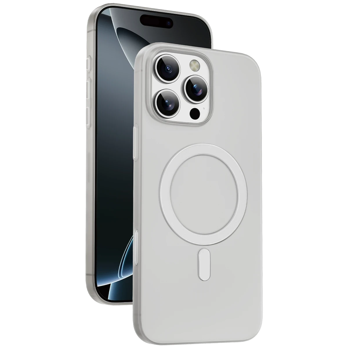 Keephone Apple iPhone 16 Pro Max AirSkin Pro Magsafe Kılıf - Natural Titanyum