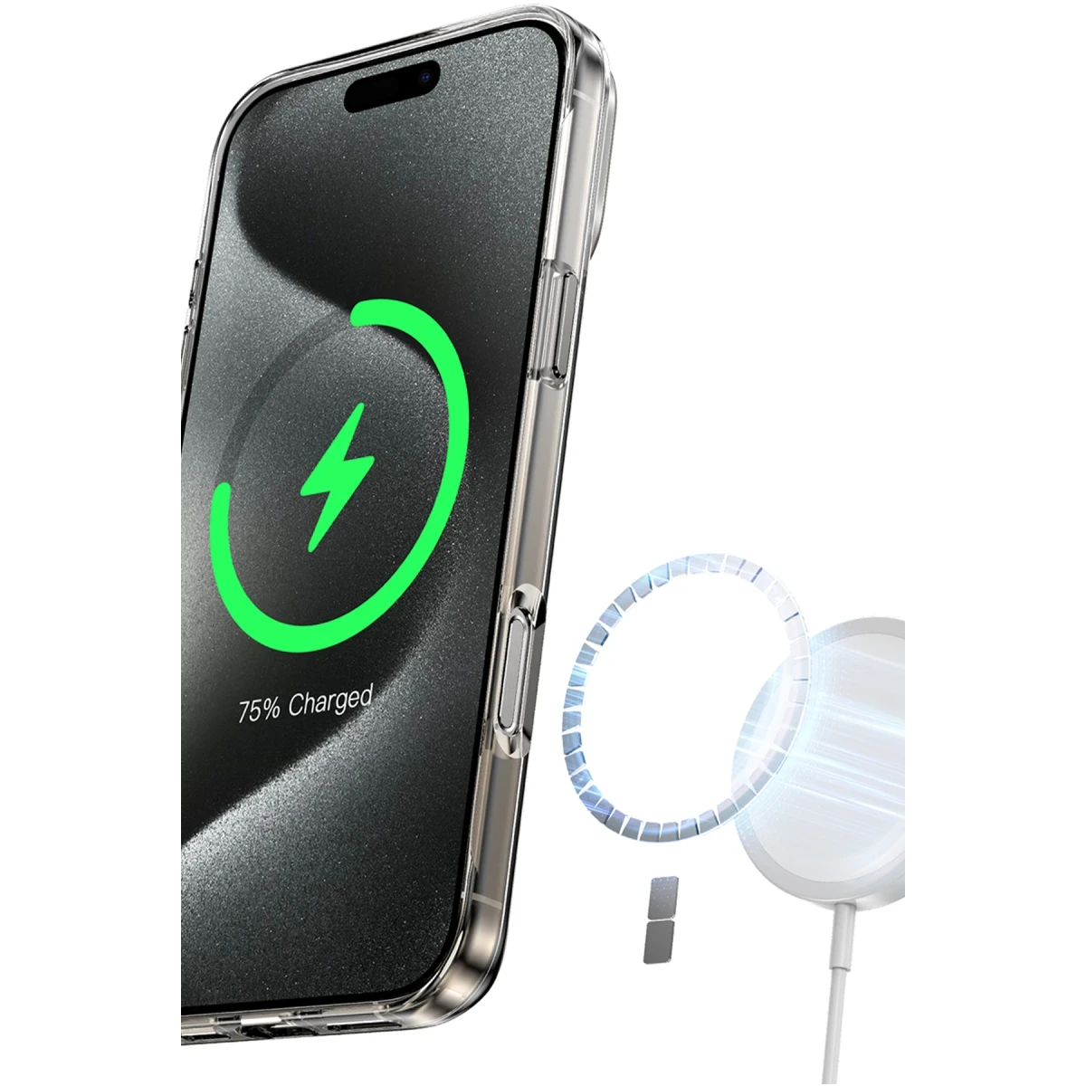 Keephone Apple iPhone 16 Pro Max Aurora Pro Magsafe Kılıf - Çöl Titanyum