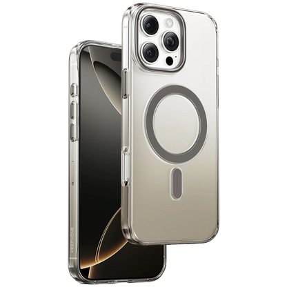Keephone Apple iPhone 16 Pro Max Aurora Pro Magsafe Kılıf - Natural Titanyum