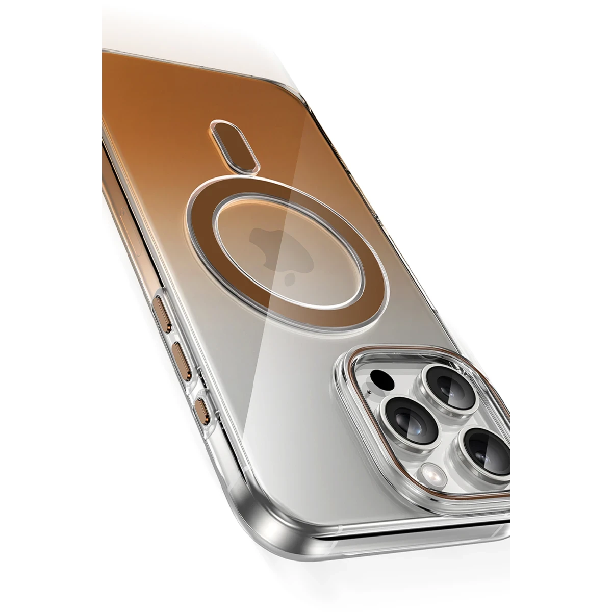 Keephone Apple iPhone 16 Pro Max Aurora Pro Magsafe Kılıf - Natural Titanyum
