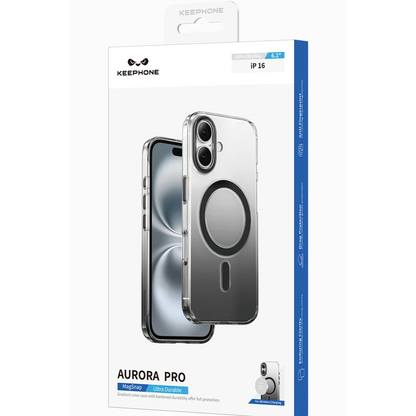 Keephone Apple iPhone 16 Pro Max Aurora Pro Magsafe Kılıf - Siyah Titanyum