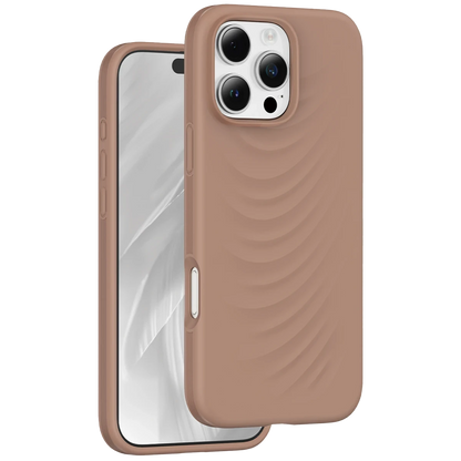 Keephone Apple iPhone 16 Pro Max Benassi Magsafe Kılıf - Çöl Titanyum