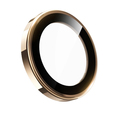 Keephone Apple iPhone 16 Pro Max Bright PVD Metal Kamera Lens - Çöl Titanyum