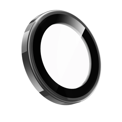 Keephone Apple iPhone 16 Pro Max Bright PVD Metal Kamera Lens - Siyah