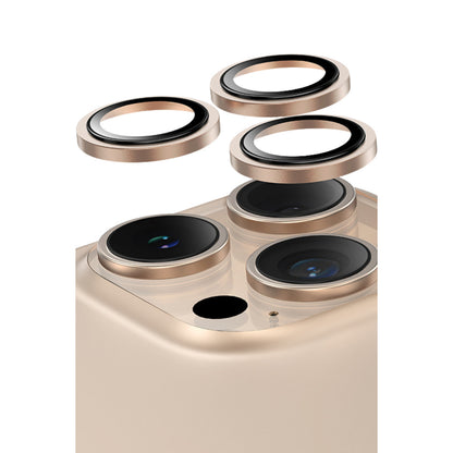 Keephone Apple iPhone 16 Pro Max Capital Alüminyum AR Kamera Lens Koruyucu