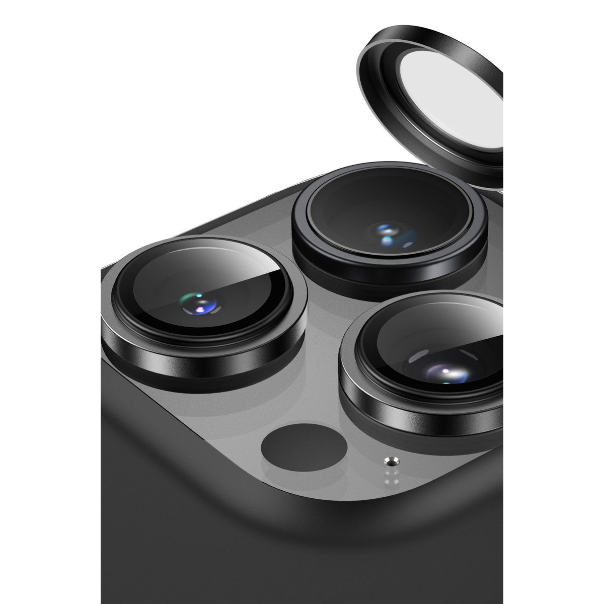 Keephone Apple iPhone 16 Pro Max Capital Alüminyum AR Kamera Lens Koruyucu