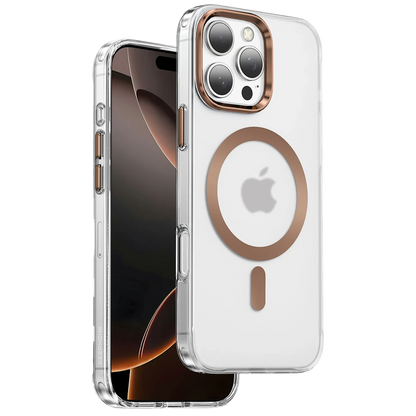 Keephone Apple iPhone 16 Pro Max Dazzle Pro Matte Magsafe Kılıf - Çöl Titanyum