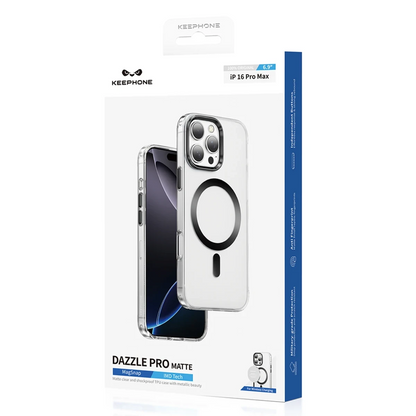 Keephone Apple iPhone 16 Pro Max Dazzle Pro Matte Magsafe Kılıf - Çöl Titanyum