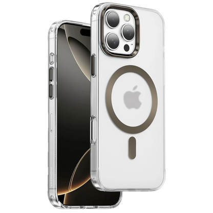 Keephone Apple iPhone 16 Pro Max Dazzle Pro Matte Magsafe Kılıf - Natural Titanyum
