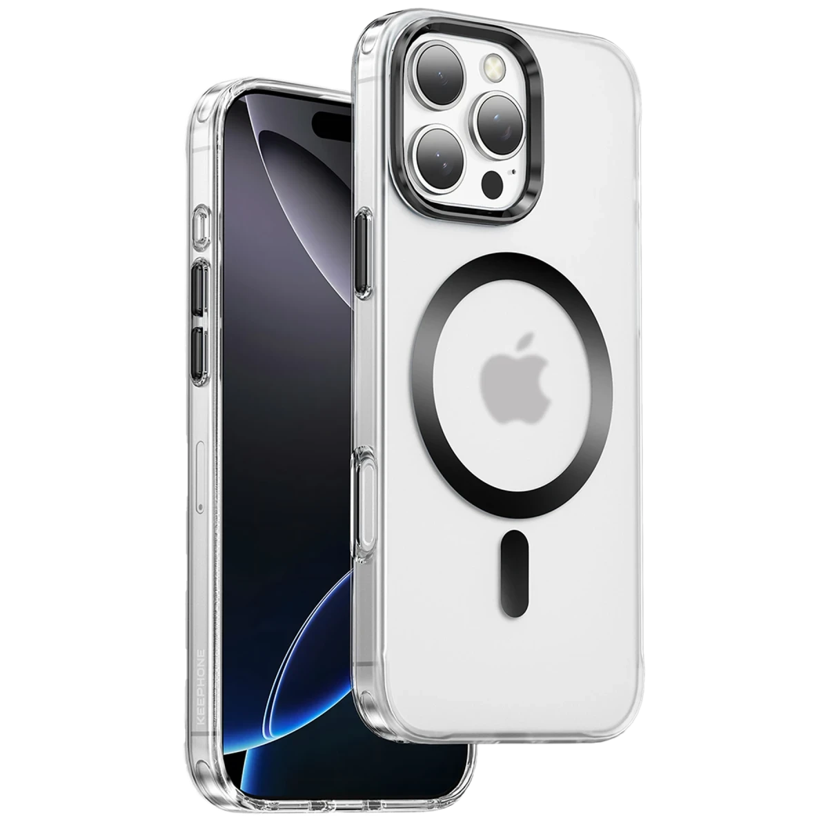 Keephone Apple iPhone 16 Pro Max Dazzle Pro Matte Magsafe Kılıf - Siyah Titanyum