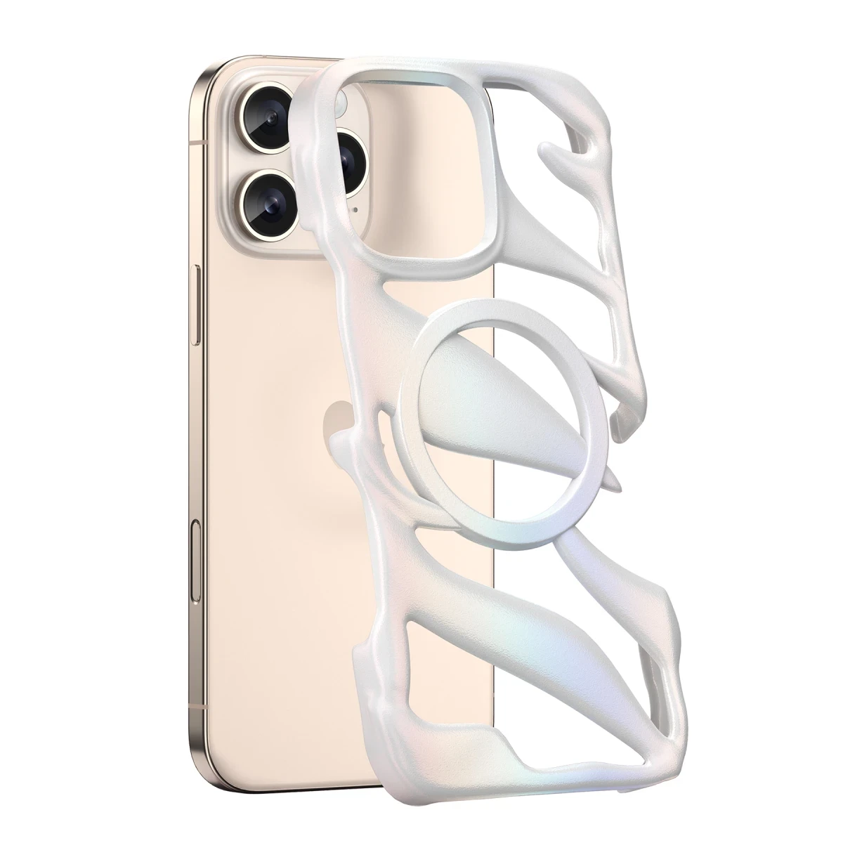 Keephone Apple iPhone 16 Pro Max Helios Magsafe Kılıf - Gold