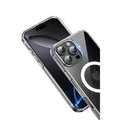 Keephone Apple iPhone 16 Pro Max Hybrid Pro Magsafe Kılıf - Şeffaf