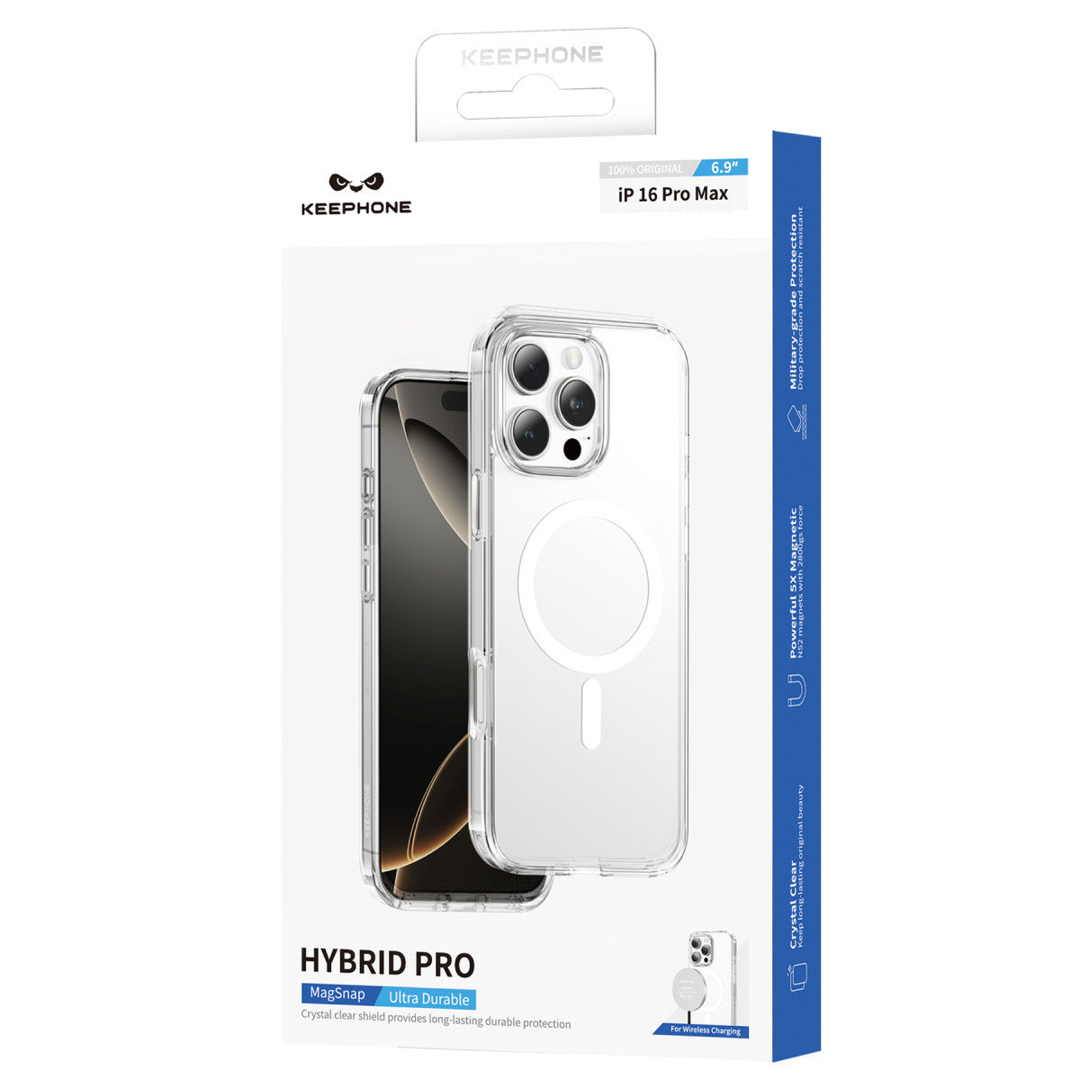 Keephone Apple iPhone 16 Pro Max Hybrid Pro Magsafe Kılıf