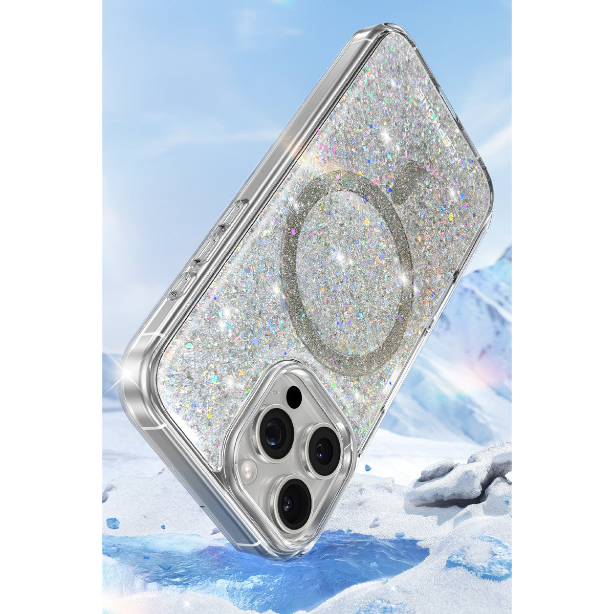 Keephone Apple iPhone 16 Pro Max Interstellar Glitter Magsafe Kılıf