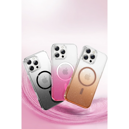 Keephone Apple iPhone 16 Pro Max Lillian Simli Magsafe Kılıf - Pembe