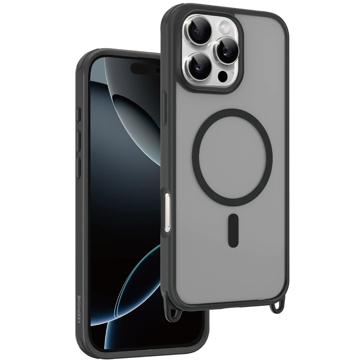 Keephone Apple iPhone 16 Pro Max MagArmor Magsafe Kılıf - Siyah