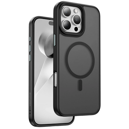 Keephone Apple iPhone 16 Pro Max Mago Pro Magsafe Kılıf - Siyah Titanyum
