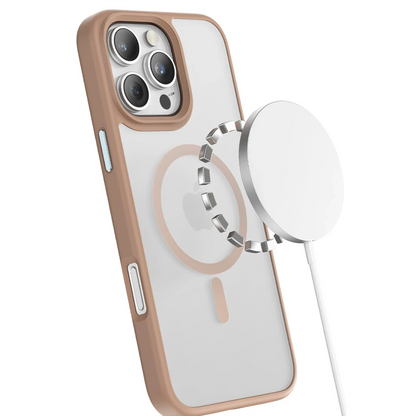 Keephone Apple iPhone 16 Pro Max Mago Pro Magsafe Kılıf - Siyah Titanyum