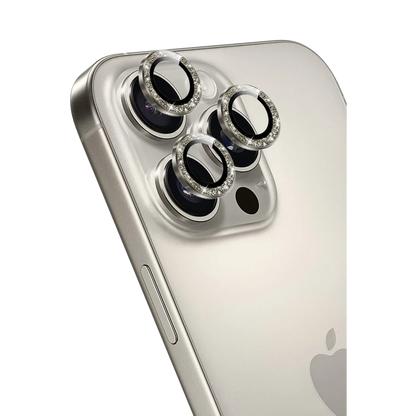Keephone Apple iPhone 16 Pro Max Maria Simli Kamera Lens Koruyucu - Natural Grey