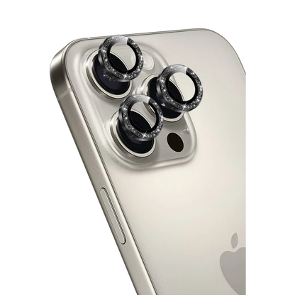 Keephone Apple iPhone 16 Pro Max Maria Simli Kamera Lens Koruyucu - Siyah